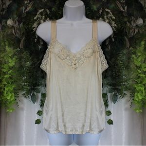 ***SOLD*** VERSAILLES Vintage Silk Lace Camisole